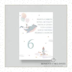 Mondo marino - card tableau 13x18 cm