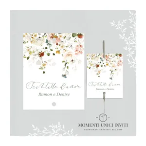 Nuvola floreale – card scintille