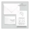 Elisabeth - partecipazione e invito con busta - mod.10x15
