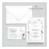 Garden tale - partecipazione e invito con busta - mod. 13x18