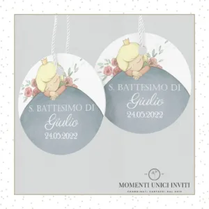 tag tondo bomboniera piccolo principe momenti unici inviti