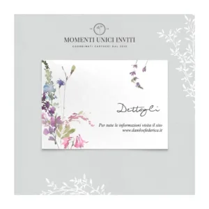 Provenza - info card / lista di nozze