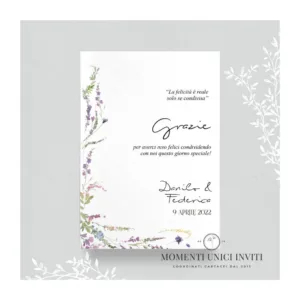 Provenza - card ringraziamento 13x18 cm