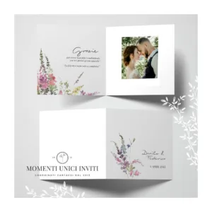 Provenza - card ringraziamento 14,5x14,5 cm