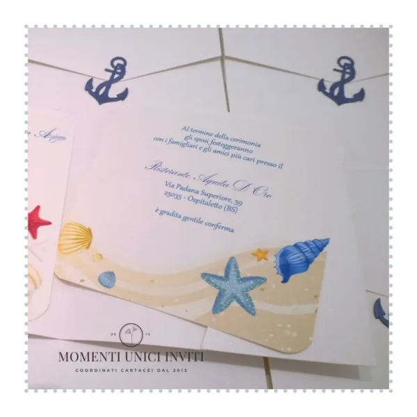 partecipazione tema mare momenti unici inviti - sea