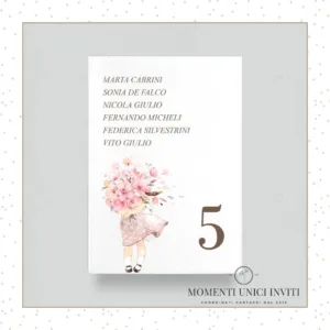 cards tableau vicky battesimo e prima comunione momenti unici inviti