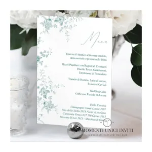 Vittoriana – menu 15x21 cm