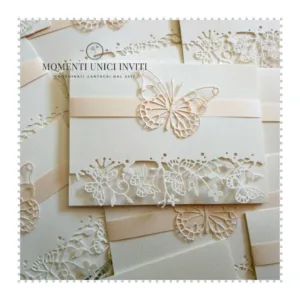 partecipazione tema farfalle momenti unici inviti - volo lieve