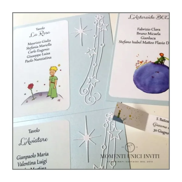 Card tableau con intagli - piccolo principe - immagine 3