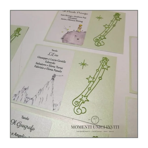 Card tableau con intagli - piccolo principe - immagine 4