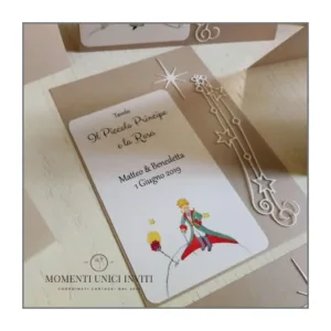 Card tableau con intagli - piccolo principe