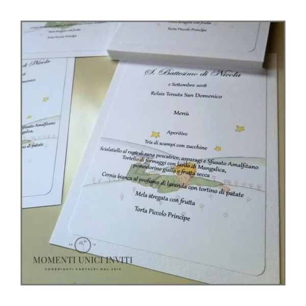 Menu semplice doppiato - piccolo principe - immagine 3