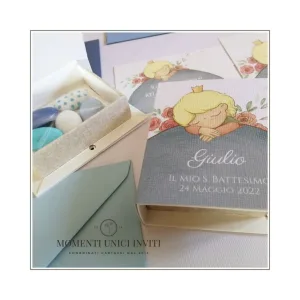 scatolina libro porta confetti tema piccolo principe