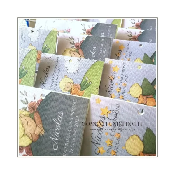 scatolina libro porta confetti tema piccolo principe