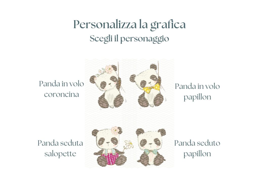 personalizzazioni grafiche per collezione Dou Dou