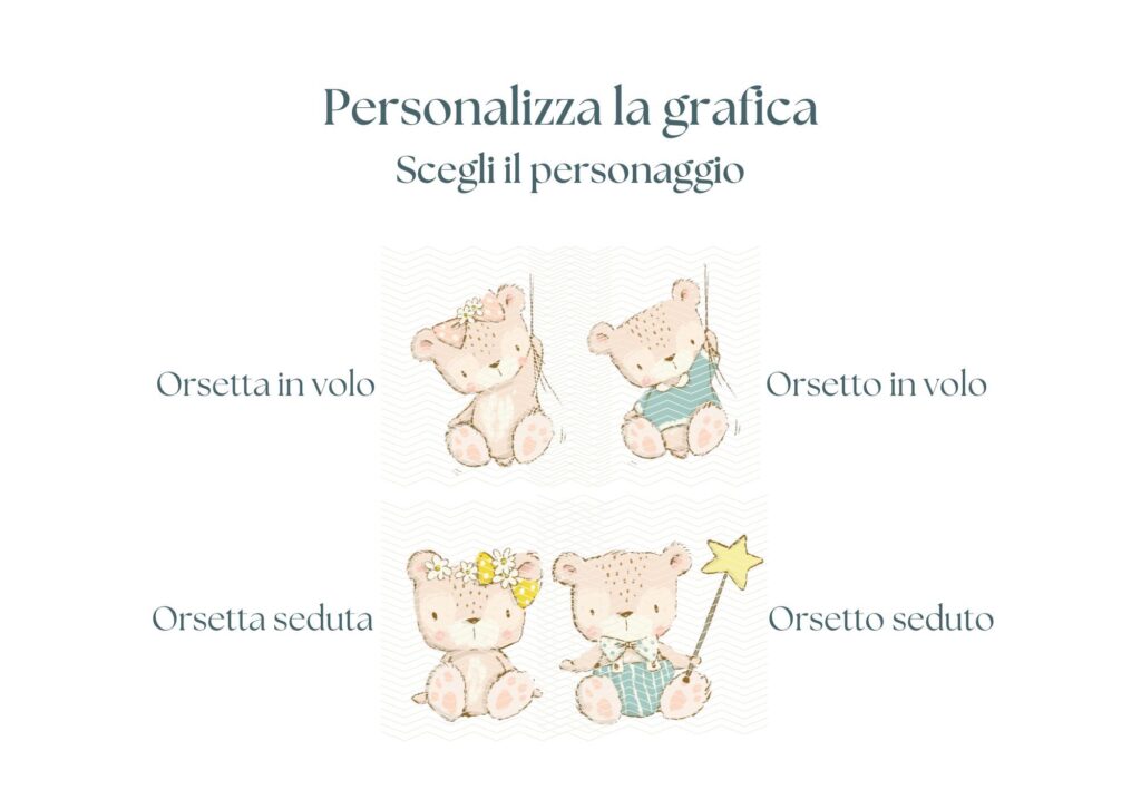 personalizzazioni grafiche per collezione Dou Dou