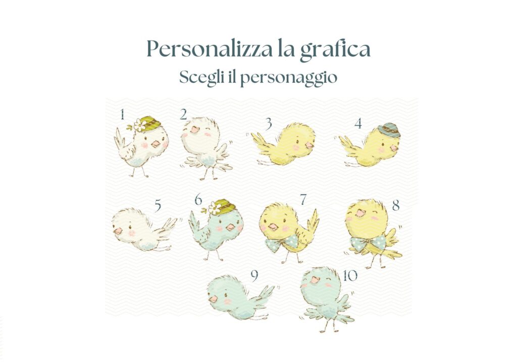 personalizzazioni grafiche per collezione Dou Dou