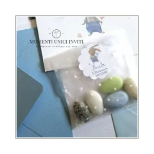 bustine confetti stampa pois