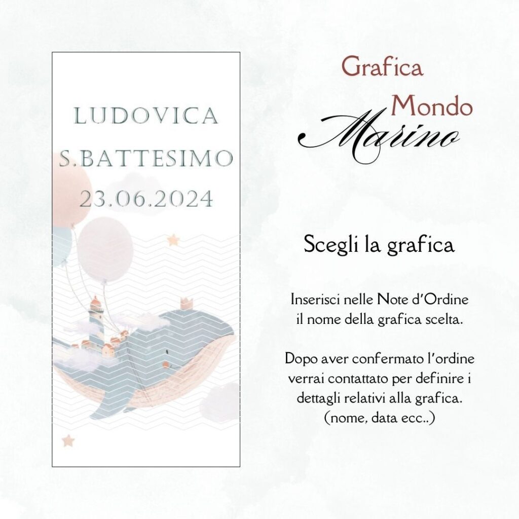 momenti unici inviti box degustazione 31 confetti battesimo grafica mondo marino