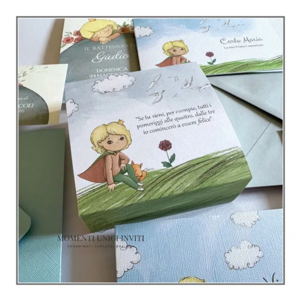 scatola grande degustazione confetti piccolo principe
