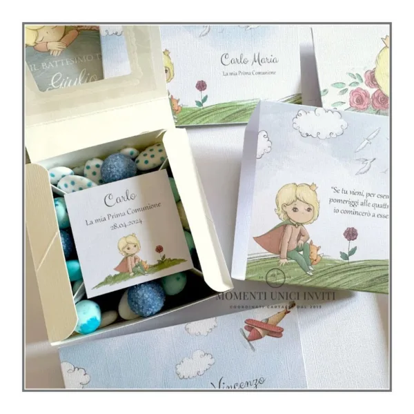 scatola grande degustazione confetti piccolo principe