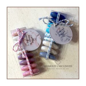 momenti unici inviti - tubo millecolori 9 confetti