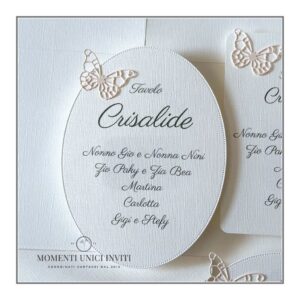 momenti unici inviti card tableau ovale volo lieve