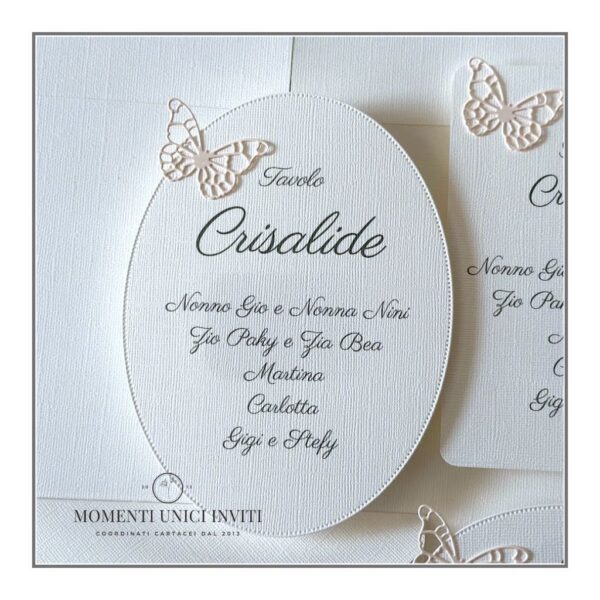momenti unici inviti card tableau ovale volo lieve