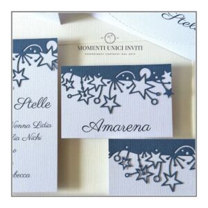 momenti unici inviti segna gusto confettata polvere di stelle