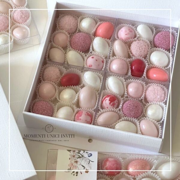momenti unici inviti - box nella box deluxe con fiori