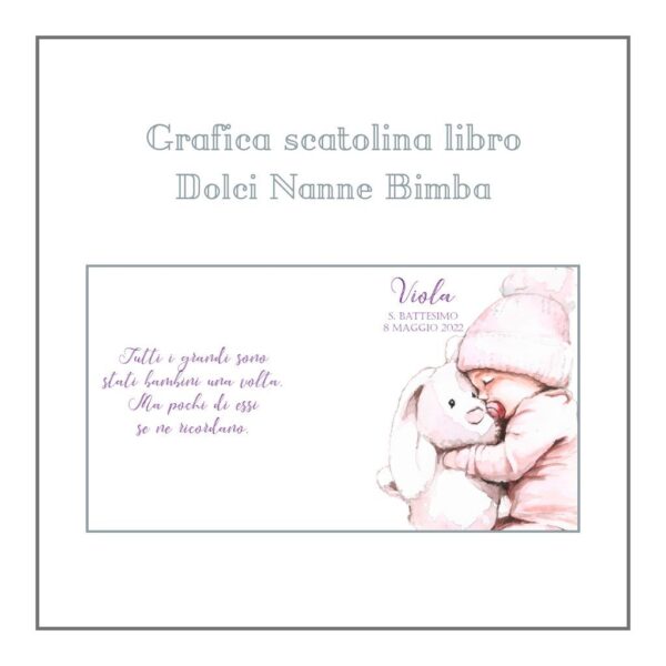 Scatoline libro porta confetti - Dolci Nanne Bimba - immagine 3