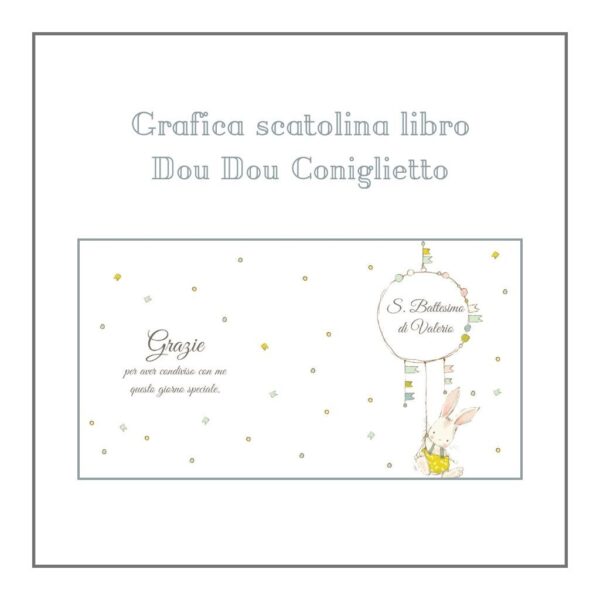 Scatoline libro porta confetti - Dou Dou Coniglietto - immagine 4