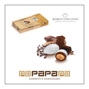 scatola confetti cioccofondente papa dolceamaro