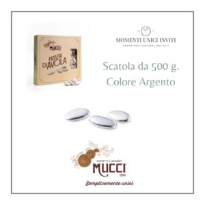 scatola confetti mucci giovanni avola argento momenti unici inviti
