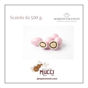 scatola confetti mucci giovanni tenerelli rosa momenti unici inviti