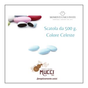 scatola confetti mucci giovanni tipo avola cioccolato celeste momenti unici inviti