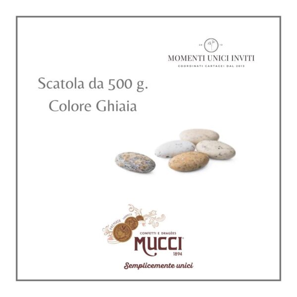 scatola confetti mucci giovanni tipo avola cioccolato ghiaia momenti unici inviti