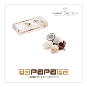 scatola confetti papa dolceamaro cioccococco momenti unici inviti