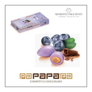 scatola confetti papa dolceamaro cioccomirtillo momenti unici inviti