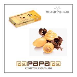 scatola confetti papa dolceamaro cioccozabaione momenti unici inviti
