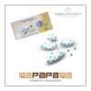 scatola confetti papa dolceamaro ink pois celesti momenti unici inviti