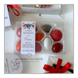 scatolina laurea degustazione confetti