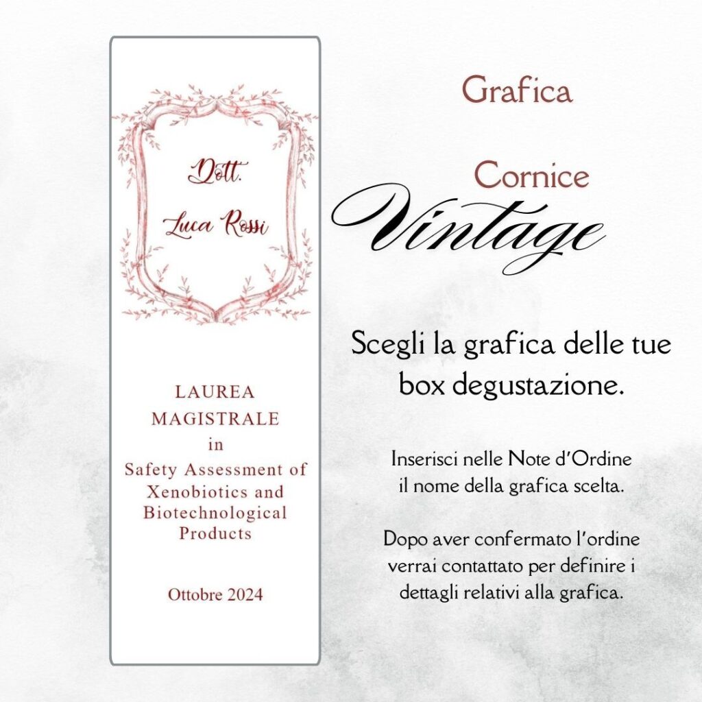 momenti unici inviti grafica laurea per box degustazione confetti