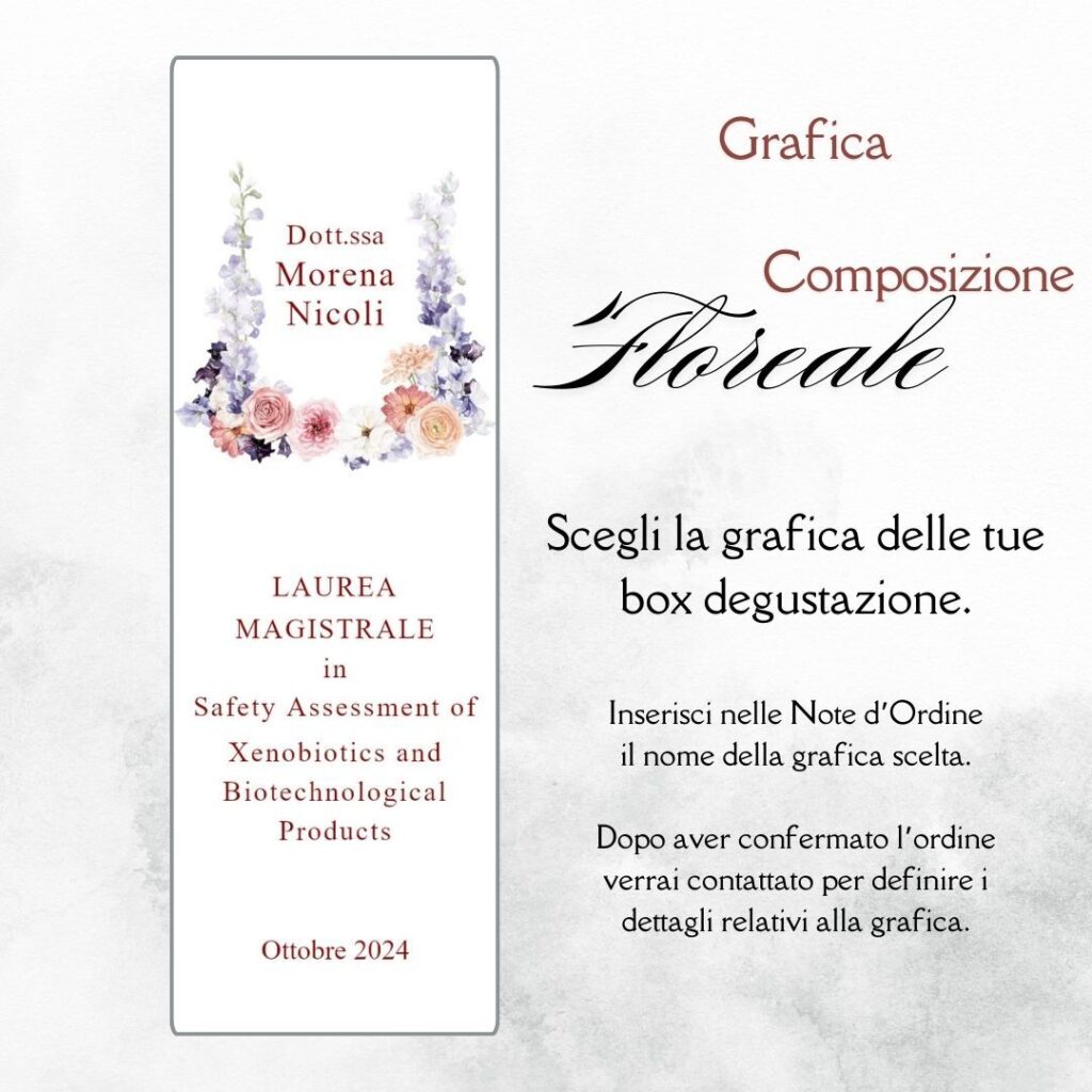 momenti unici inviti grafica laurea per box degustazione confetti