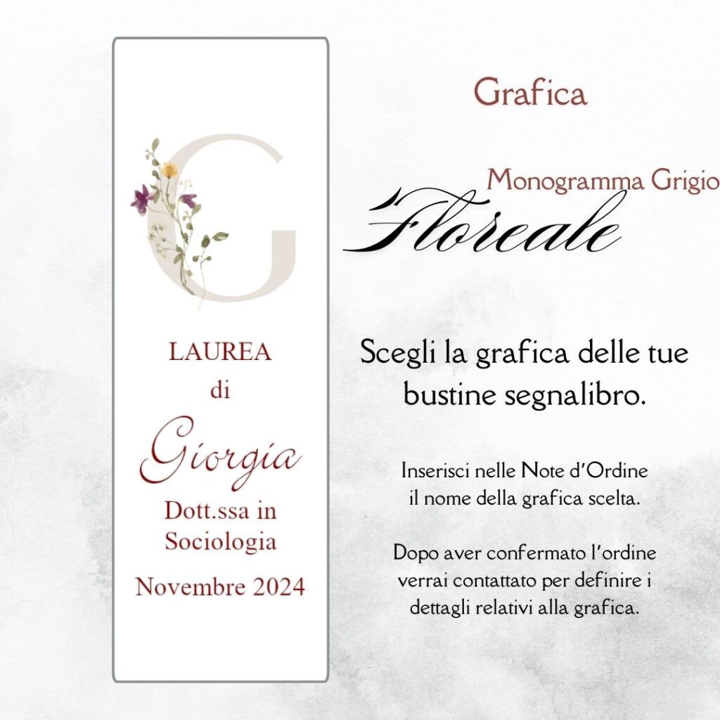 momenti unici inviti grafica laurea per segnalibro con confetti