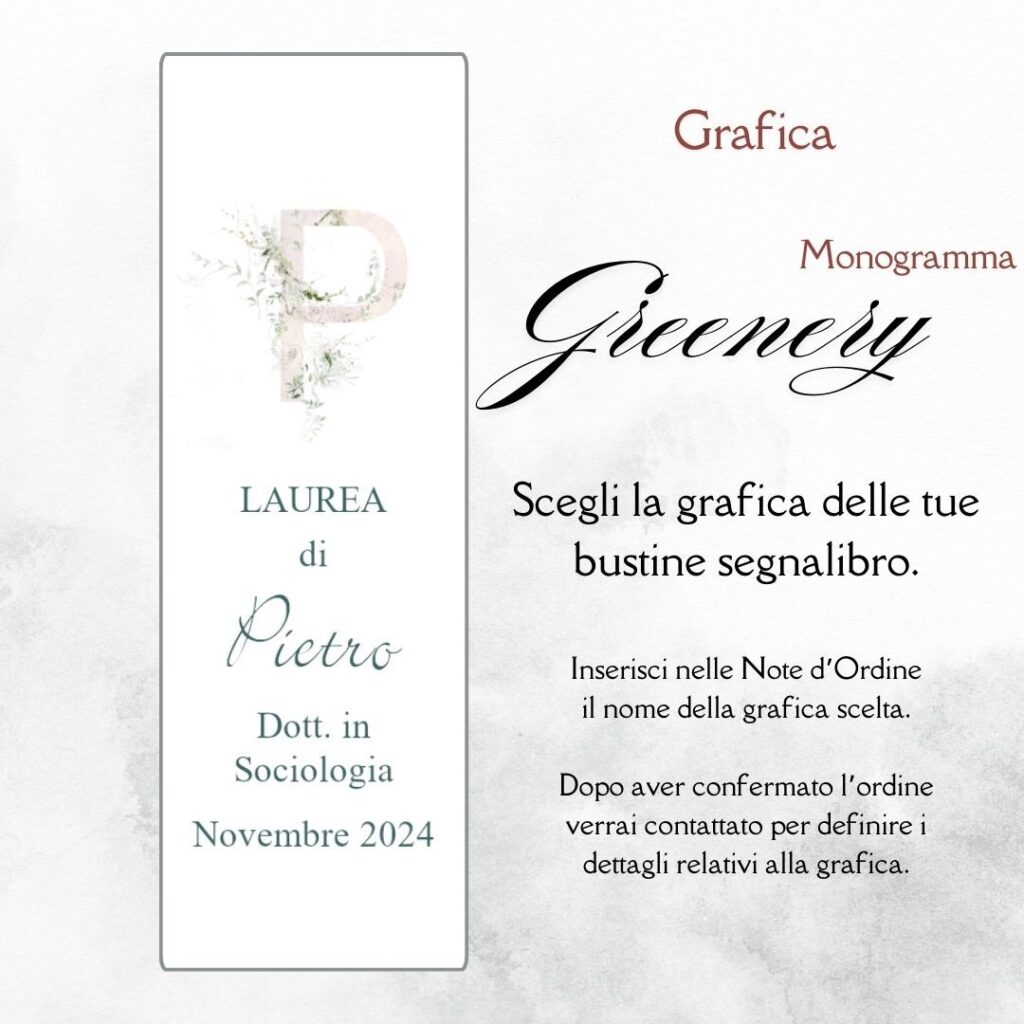momenti unici inviti grafica laurea per segnalibro con confetti