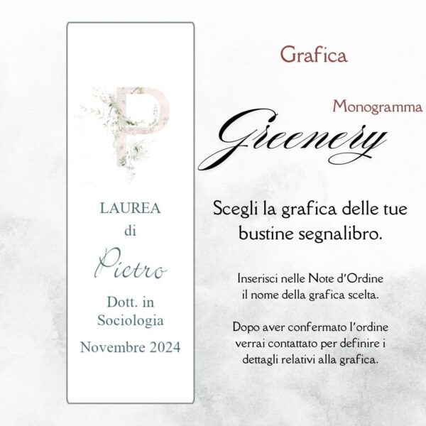 momenti unici inviti grafica laurea per segnalibro con confetti