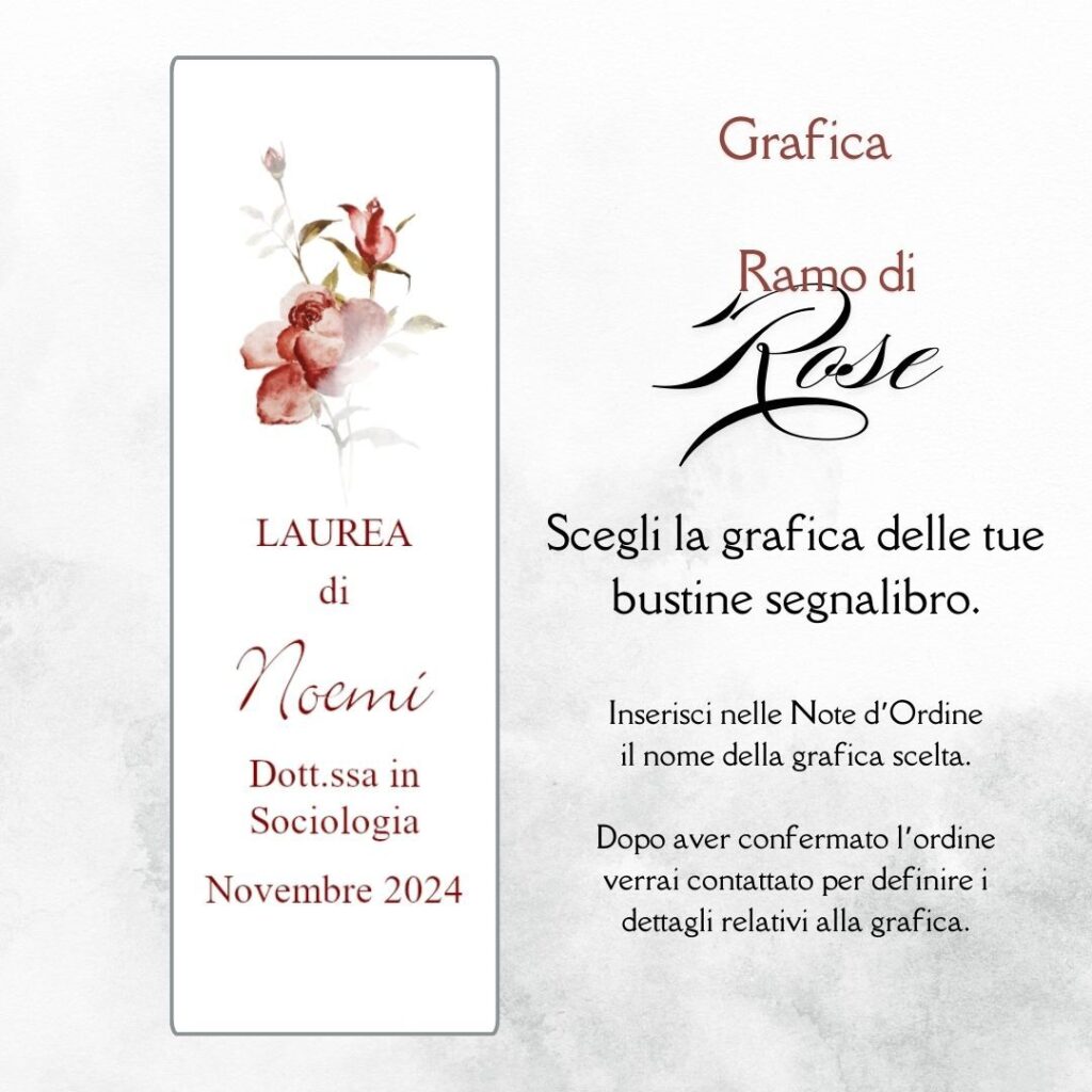 momenti unici inviti grafica laurea per segnalibro con confetti