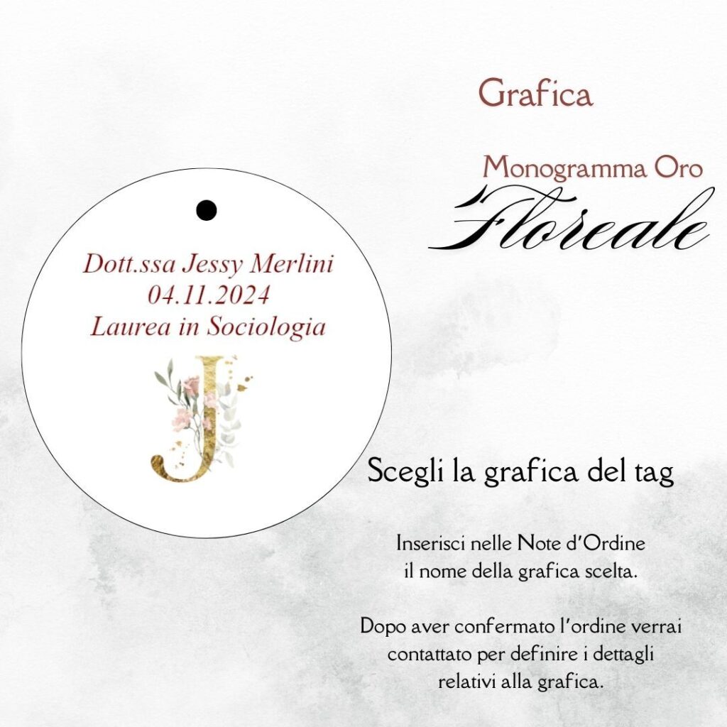 momenti unici inviti grafica tag tondo laurea per scatolina confetti