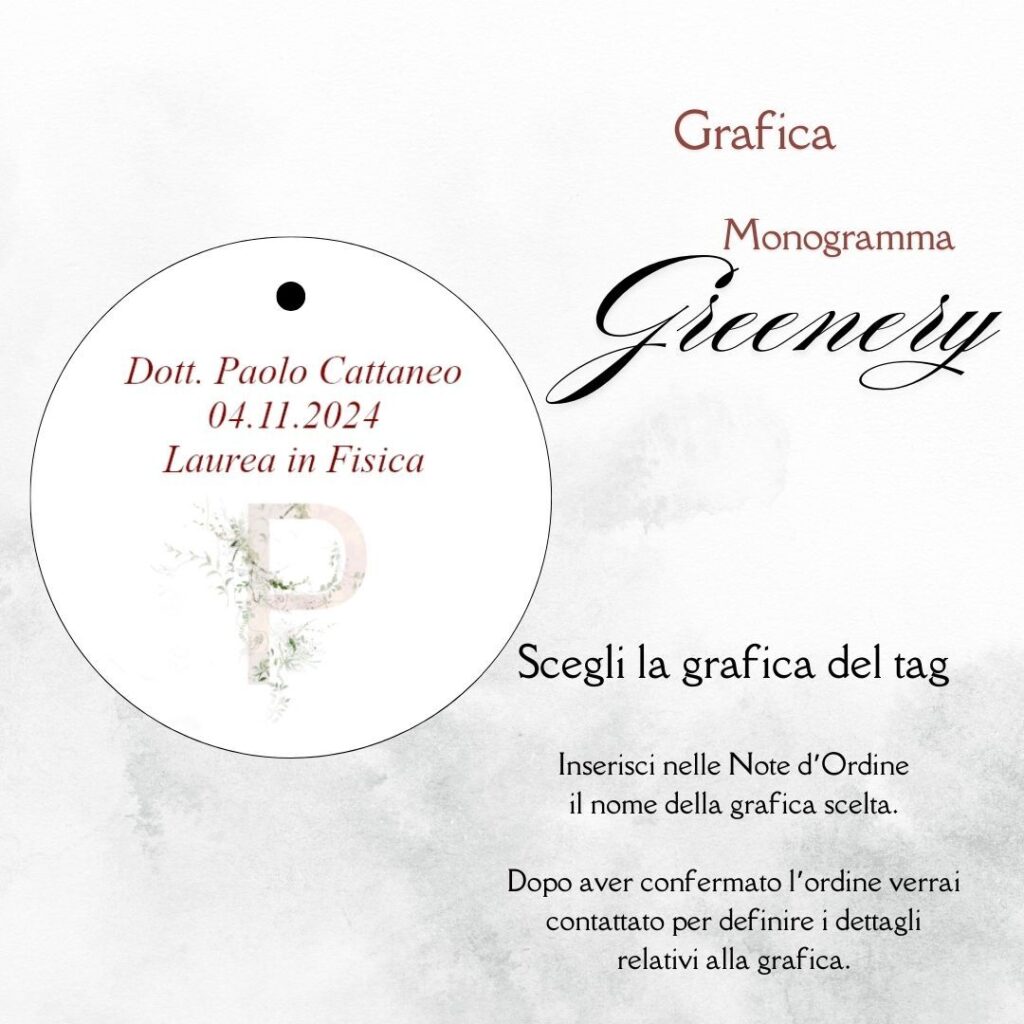 momenti unici inviti grafica tag tondo laurea per scatolina confetti